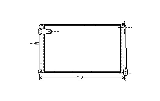 Radiator, engine cooling 09002074 International Radiators