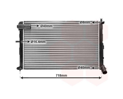 Radiator, engine cooling 09002074 International Radiators, Image 2