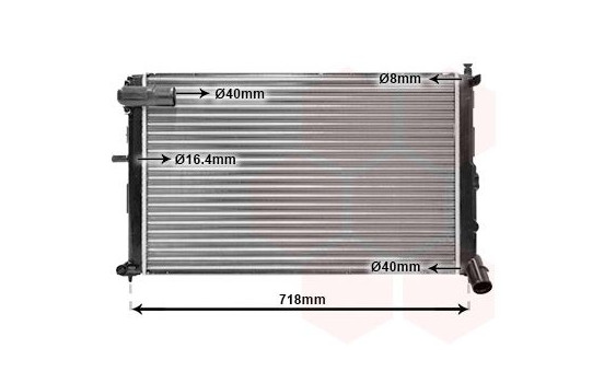Radiator, engine cooling 09002074 International Radiators, Image 2