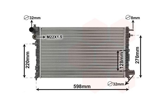 Radiator, engine cooling 09002120 International Radiators, Image 2