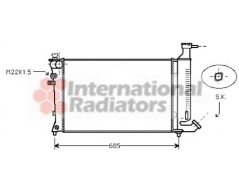 Radiator, engine cooling 09002124 International Radiators, Image 2