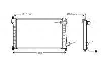 Radiator, engine cooling 09002182 International Radiators