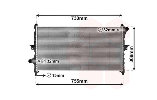 Radiator, engine cooling 09002278 International Radiators