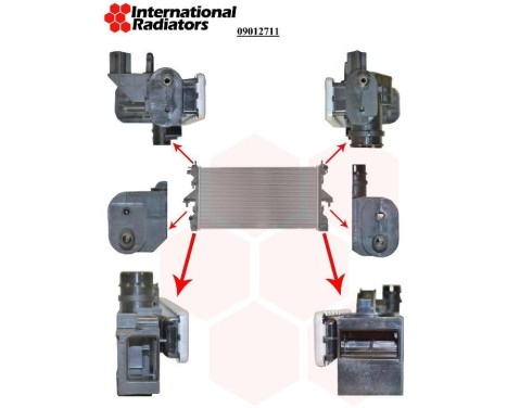 Radiator, engine cooling 09012711 International Radiators, Image 2 Radiator, engine cooling 09012711 International Radiators, Image 2