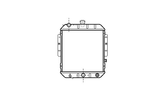 Radiator, engine cooling 11002021 International Radiators
