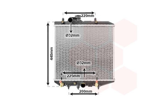 Radiator, engine cooling 11002025 International Radiators, Image 2