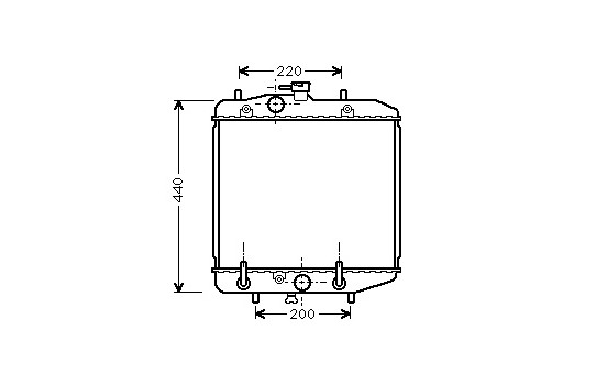 Radiator, engine cooling 11002025 International Radiators