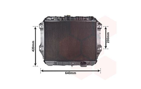 Radiator, engine cooling 11002027 International Radiators, Image 2