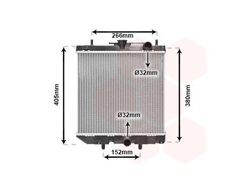 Radiator, engine cooling 11002035 International Radiators, Image 2