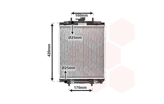 Radiator, engine cooling 11002047 International Radiators, Image 2
