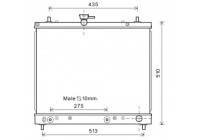 Radiator, engine cooling 11002069 International Radiators