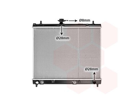 Radiator, engine cooling 11002069 International Radiators, Image 2