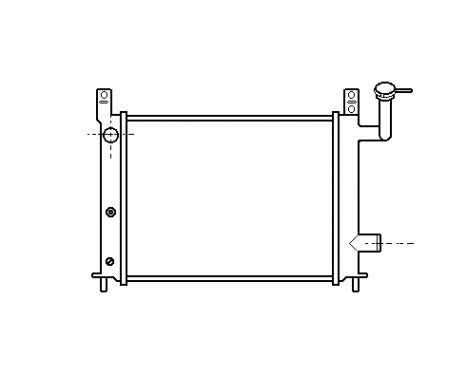 Radiator, engine cooling 13002046 International Radiators