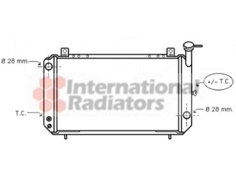 Radiator, engine cooling 13002047 International Radiators, Image 2