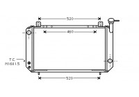 Radiator, engine cooling 13002047 International Radiators