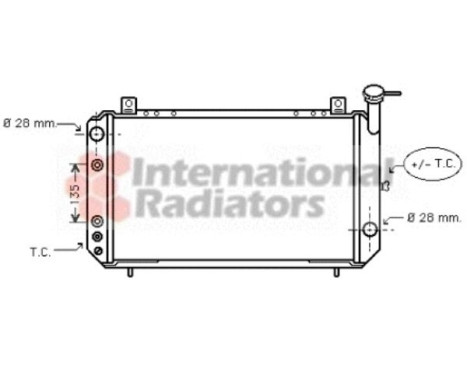 Radiator, engine cooling 13002049 International Radiators, Image 2