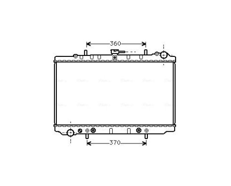 Radiator, engine cooling 13002074 International Radiators, Image 2