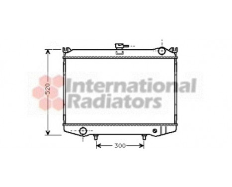 Radiator, engine cooling 13002075 International Radiators, Image 2