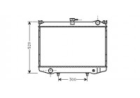 Radiator, engine cooling 13002075 International Radiators