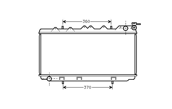 Radiator, engine cooling 13002114 International Radiators