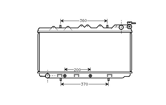 Radiator, engine cooling 13002115 International Radiators