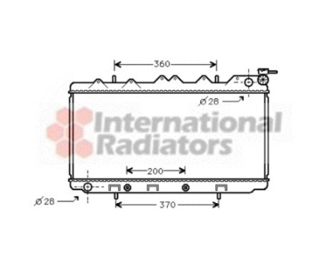 Radiator, engine cooling 13002117 International Radiators, Image 2