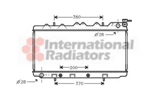 Radiator, engine cooling 13002117 International Radiators, Image 2