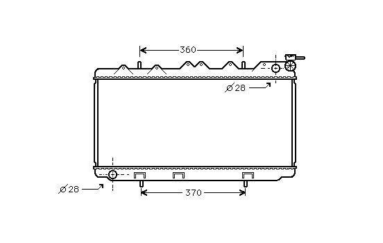 Radiator, engine cooling 13002118 International Radiators