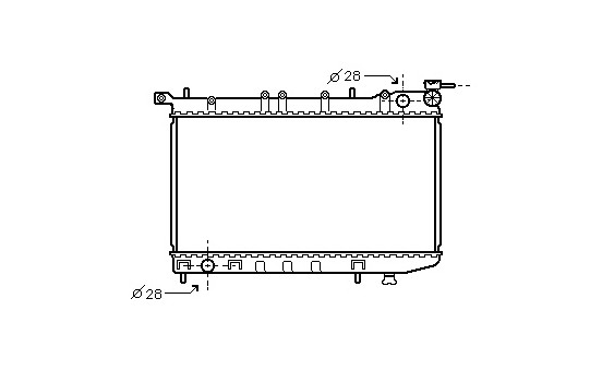 Radiator, engine cooling 13002123 International Radiators