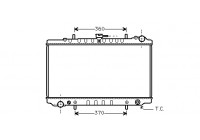 Radiator, engine cooling 13002126 International Radiators