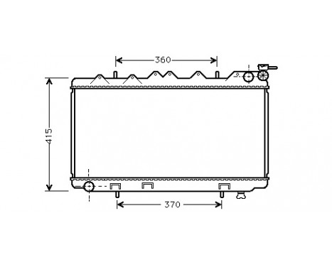 Radiator, engine cooling 13002135 International Radiators