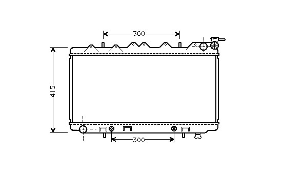 Radiator, engine cooling 13002137 International Radiators