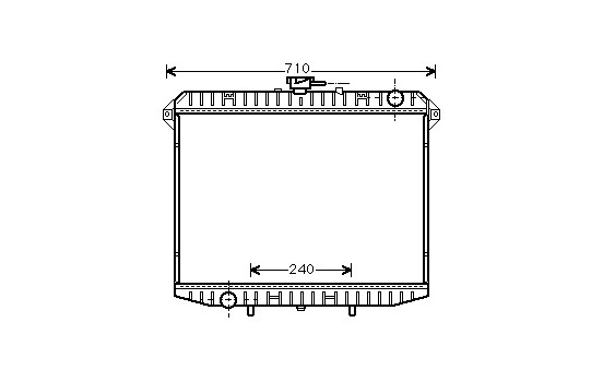 Radiator, engine cooling 13002148 International Radiators
