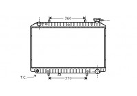 Radiator, engine cooling 13002171 International Radiators