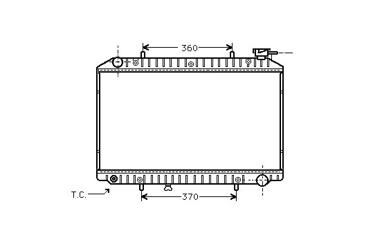 Radiator, engine cooling 13002171 International Radiators