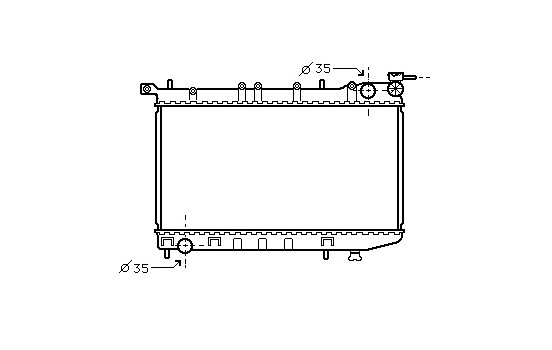 Radiator, engine cooling 13002174 International Radiators