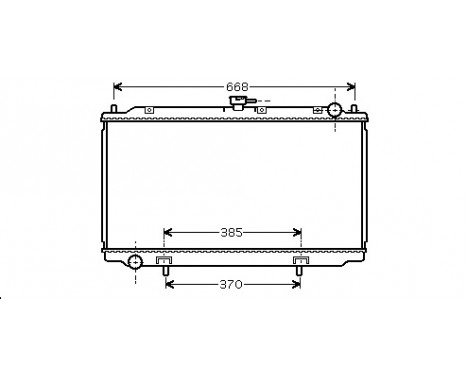 Radiator, engine cooling 13002220 International Radiators