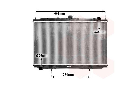 Radiator, engine cooling 13002220 International Radiators, Image 2