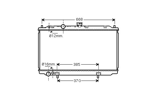 Radiator, engine cooling 13002237 International Radiators