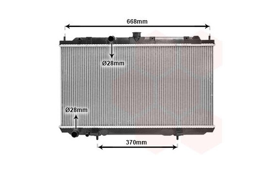 Radiator, engine cooling 13002237 International Radiators, Image 2