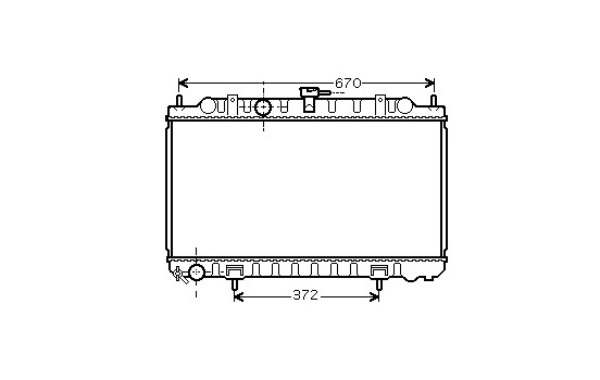 Radiator, engine cooling 13002245 International Radiators