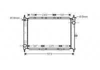 Radiator, engine cooling 13002260 International Radiators