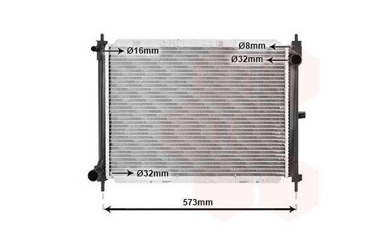 Radiator, engine cooling 13002260 International Radiators, Image 2