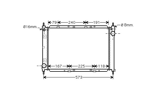 Radiator, engine cooling 13002261 International Radiators