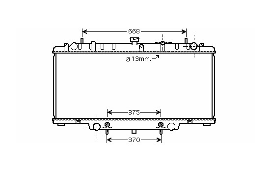 Radiator, engine cooling 13002264 International Radiators