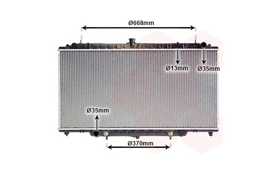 Radiator, engine cooling 13002264 International Radiators, Image 2