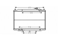 Radiator, engine cooling 13002266 International Radiators