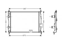 Radiator, engine cooling 13002279 International Radiators