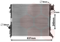 Radiator, engine cooling 13012703 International Radiators