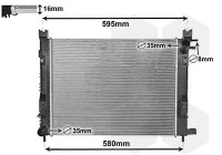 Radiator, engine cooling 15002007 International Radiators